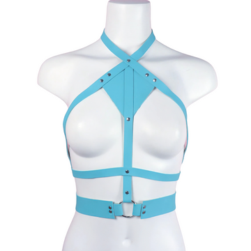 Women's PU Leather Body Bondage Harness / Female BDSM Rave Outfit Underwear - EVE's SECRETS